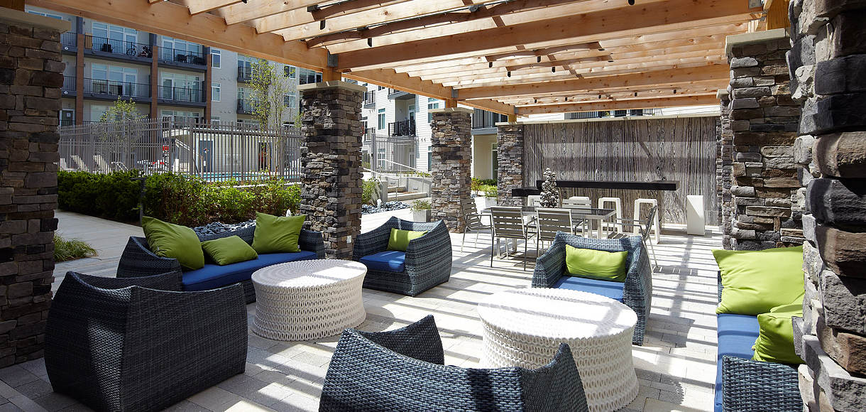 Chic outdoor space