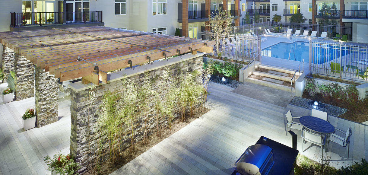 Private courtyard access