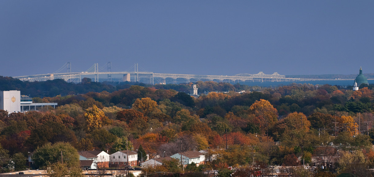 View the Bay Bridge from Mariner Bay