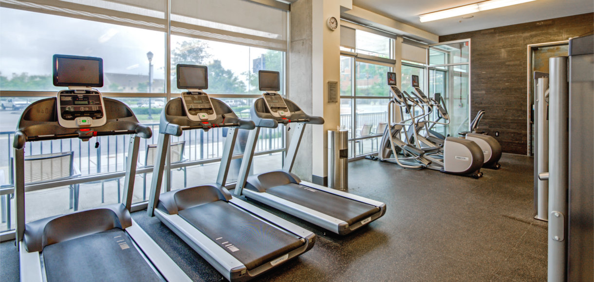 Cardio equipment available
