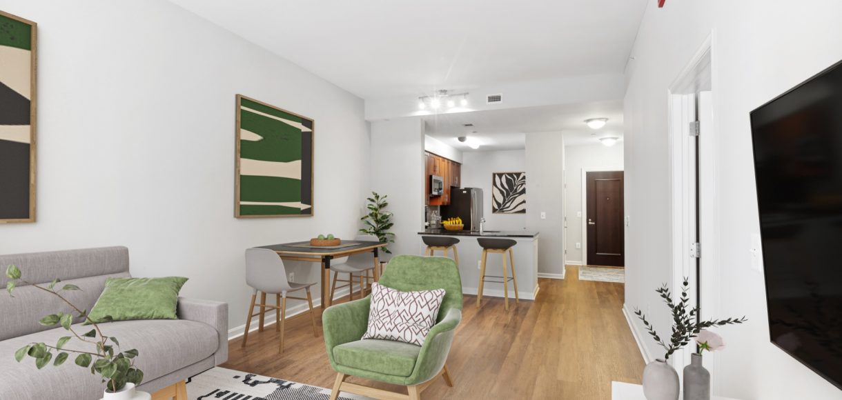 Renovated living room allure